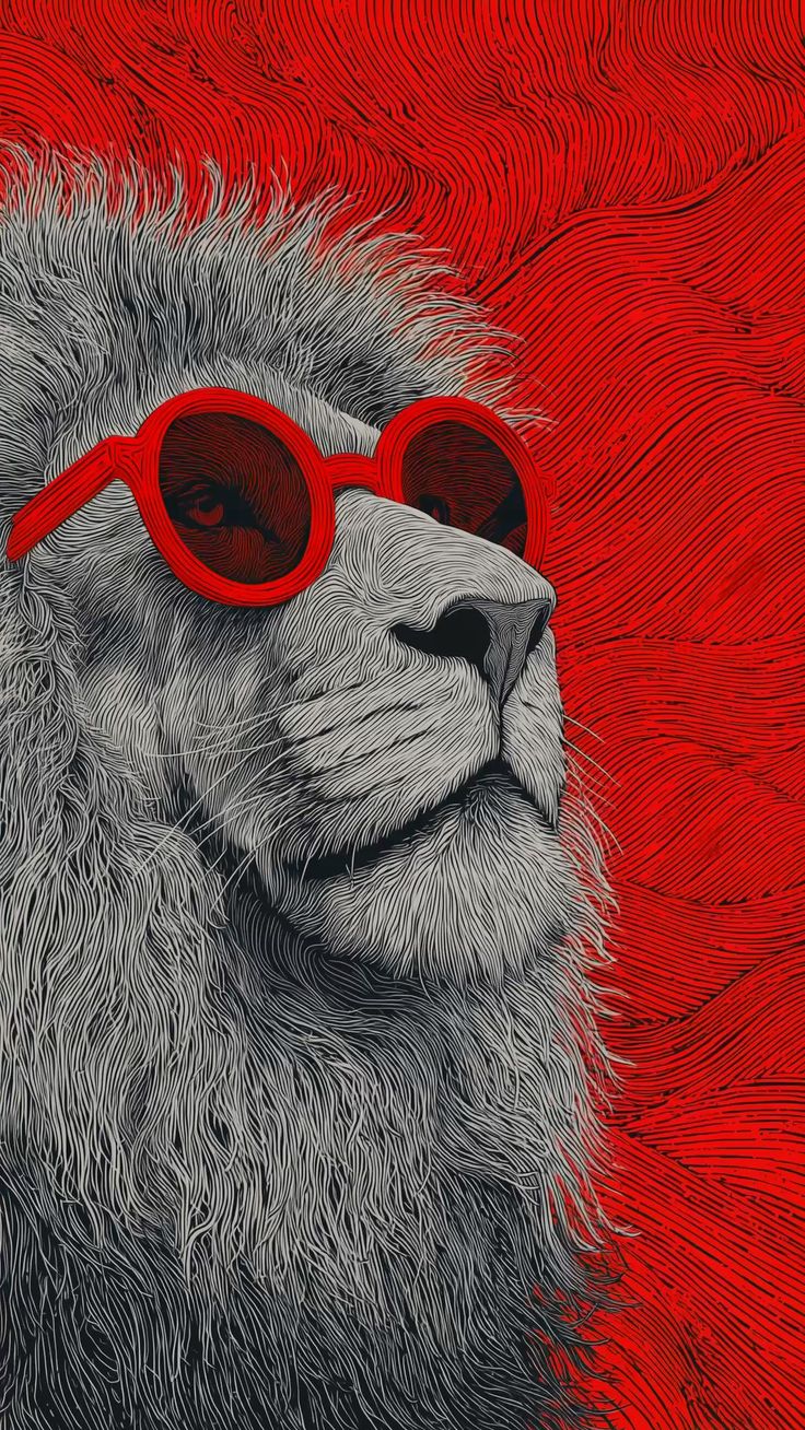 والپیپر minimal - cool animals با کیفیت فری والز